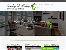 Tablet Screenshot of kathymcbane.com